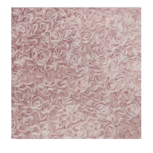 Tissu de mode de jouet de fleur de rose en trois dimensions brodé